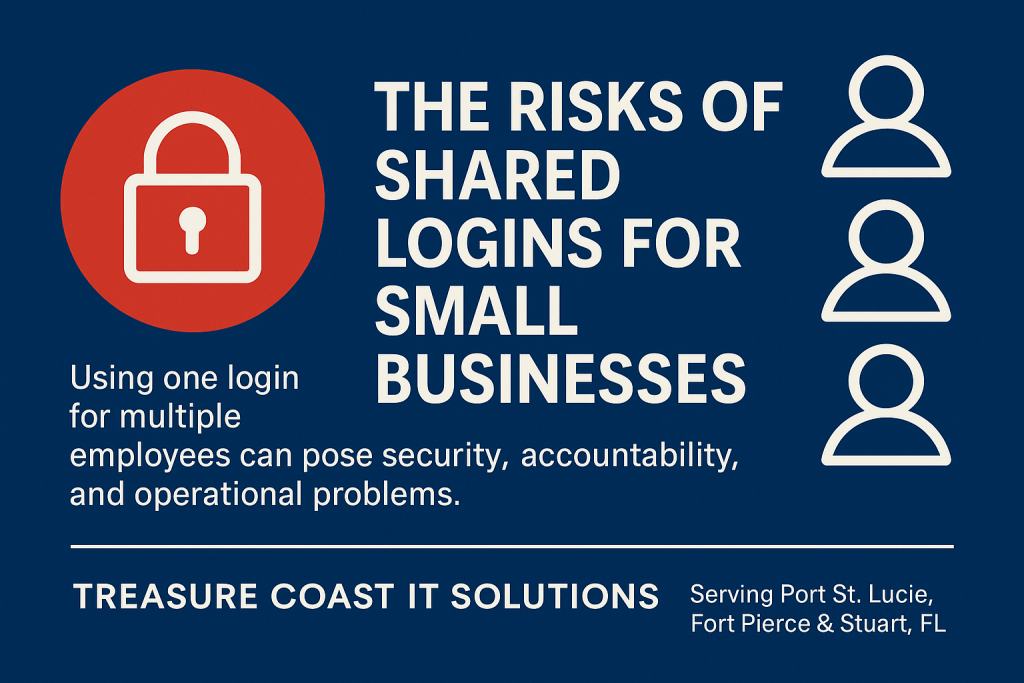 Why You Should Never Share One Login Between Staff