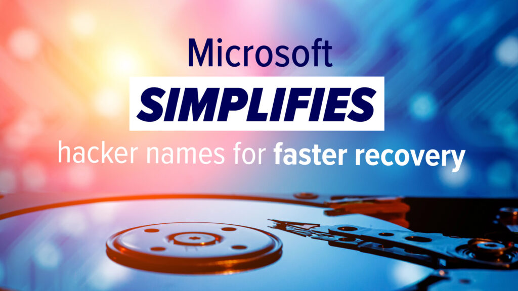 Microsoft plans a naming system for hackers