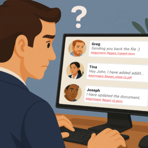 Use SharePoint instead of sending email attachments