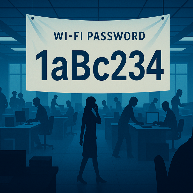 Is your office still using one shared Wi‑Fi password that everyone knows? It could be putting your business at risk.