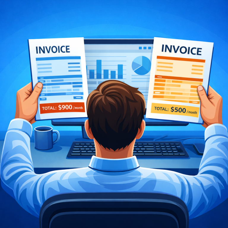 Two IT support quotes. Same scope of work — or so it looks. One is $1,500 a month. The other is $2,500. Before you go with the cheaper one, ask yourself one question: What did they leave out?